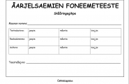 Åarjelsaemien foneemeteeste - Skååringegihpe