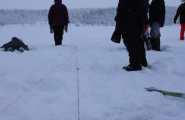 Garnfiske under isen